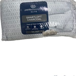 SERTA PERFECT SLEEPER ELITE
2pk Smart Loft Charcoal Pillows